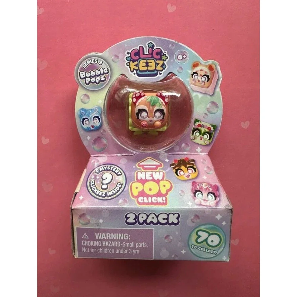 Clickeez 2-Pack Bubble Pops - Pop Click Keys Mystery